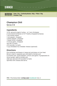 LIVING LEAN COOKBOOK