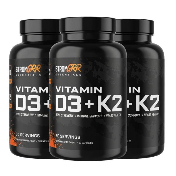 Advanced D3+K2 supplement label detail